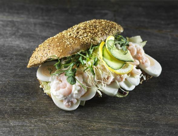 Hjemmelavet sandwich