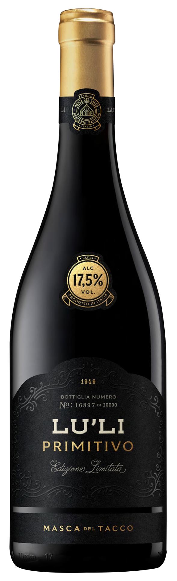 Masca del Tacco Lu'Li Primitivo 17,5% Limited Edition 2023